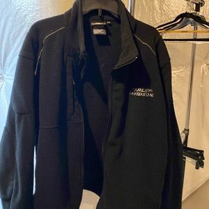 Harley Davidson full zip fleece jacket